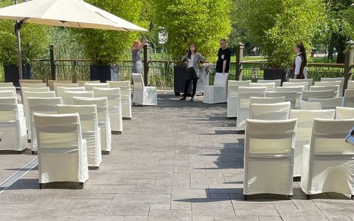 Blick in den Außenbereich